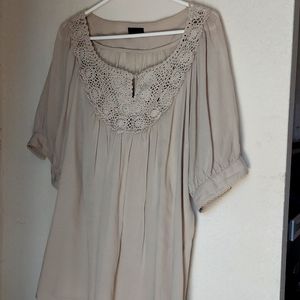Vero moda womans beige top size L